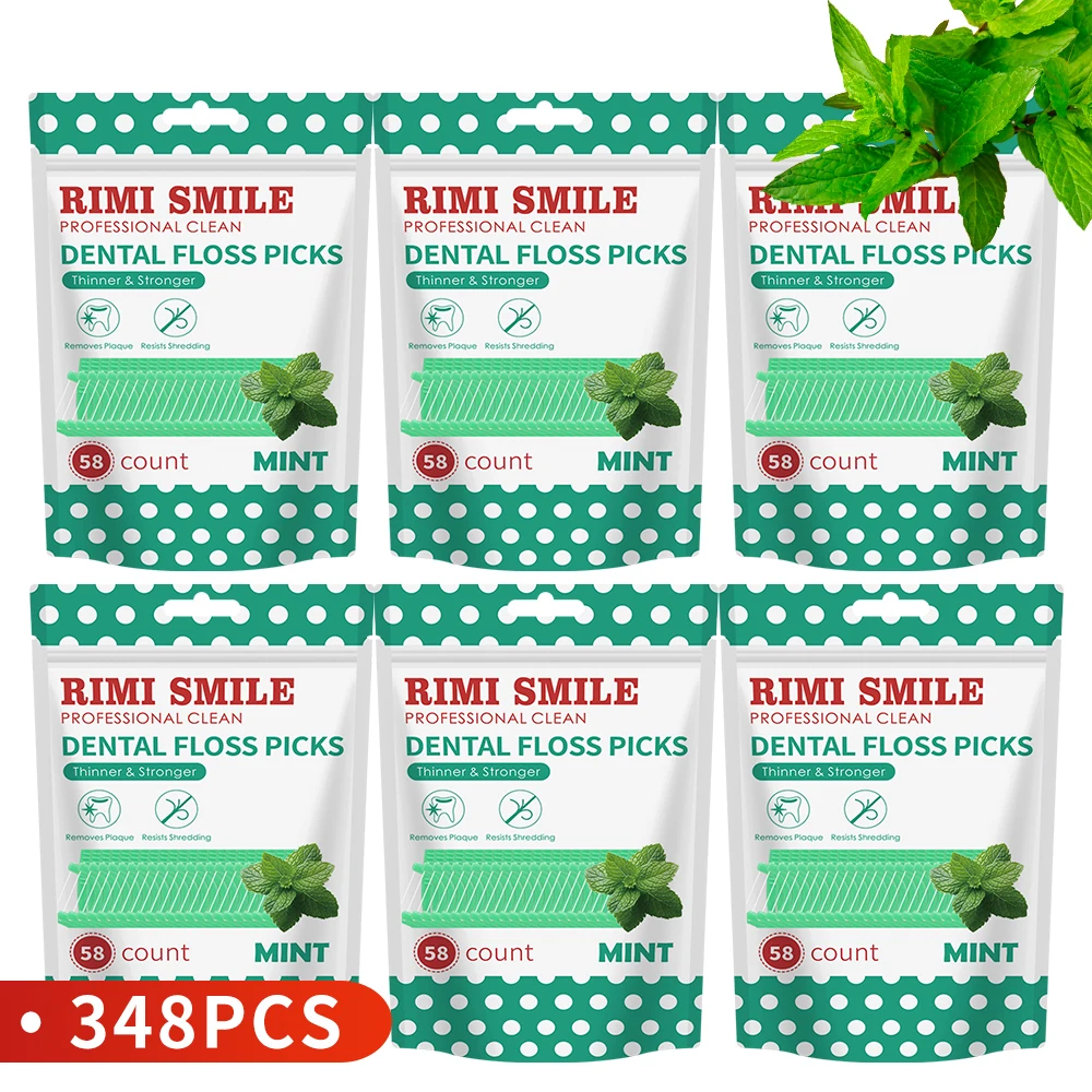 Hilo dental infantil de menta para viajes con estuche y palillos - imagen 5