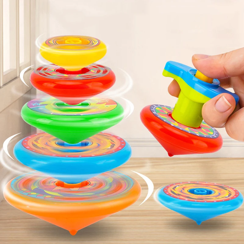 Peonza giroscópica giratoria con lanzador para niños, regalo - imagen 4