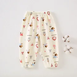 Pantalones de bebé de gasa de algodón repelentes de mosquitos