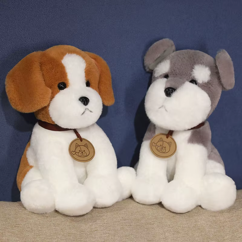 Peluche cachorro realista de perro - 25 cm - imagen 3