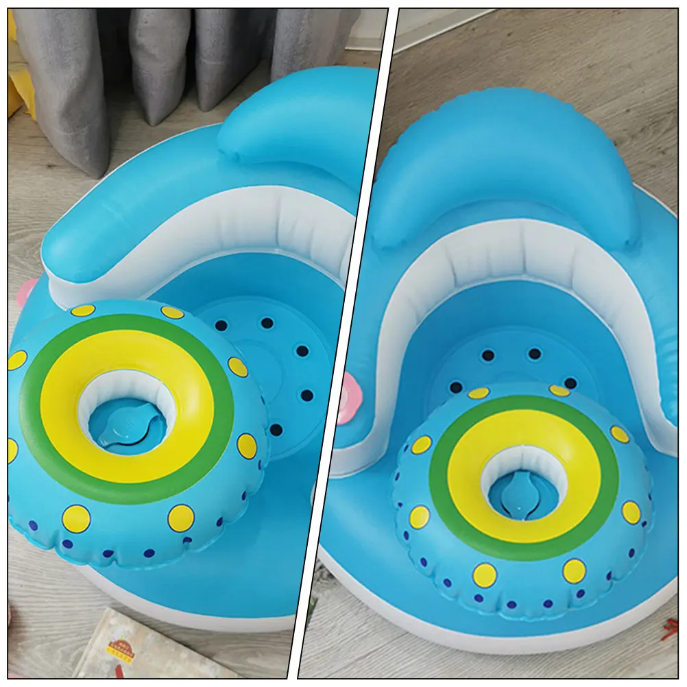Silla de piso inflable con bomba integrada