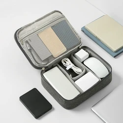 Bolsa organizadora de cables impermeable USB portátil para viajes