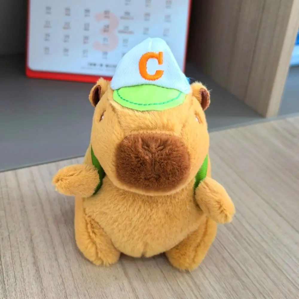 Capibara de peluche multicolor - Juguete suave y llavero colgante - imagen 5