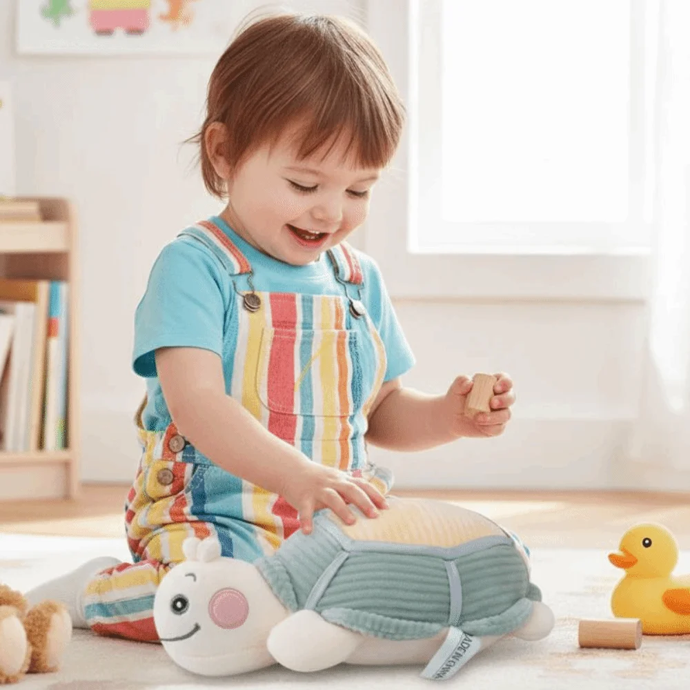 Peluche tortuga suave y esponjoso para decoración de coche infantil - imagen 2
