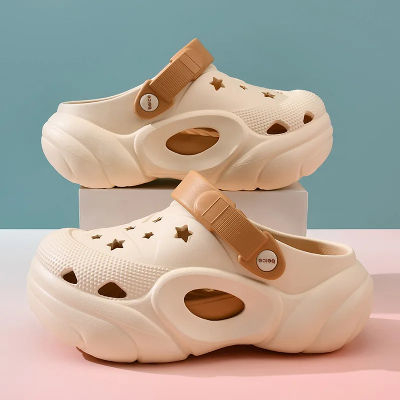 Zapatillas de plataforma para niña – Suela EVA suave, verano 2025
