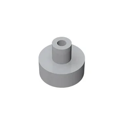 Ladrillos redondos 1x1 con barra hueca para bloques de construcción