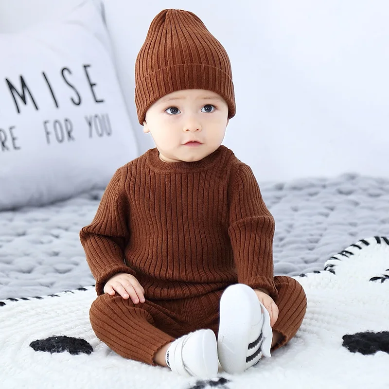 Conjunto de punto cálido para bebé, otoño-invierno niños y niñas - imagen 5