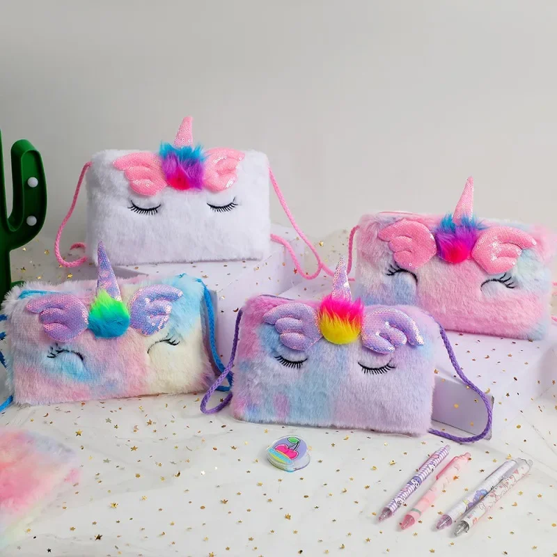 Mochila unicornio para bebé con alas y clip decorativo - imagen 3