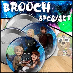 Broches decorativos de Cómo entrenar a tu dragón para niños