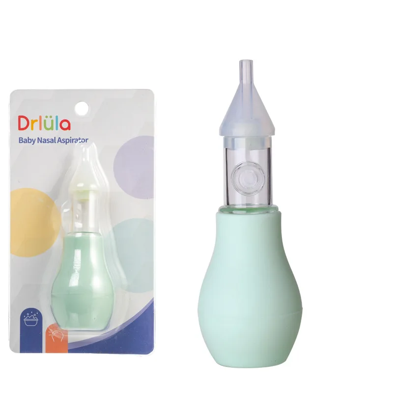 Aspirador nasal de silicona para bebés – Sistema anti-reflujo