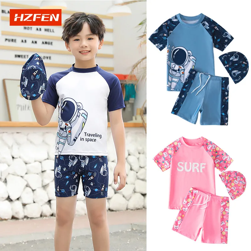 Traje de baño infantil secado rápido unisex, cómodo - imagen 2
