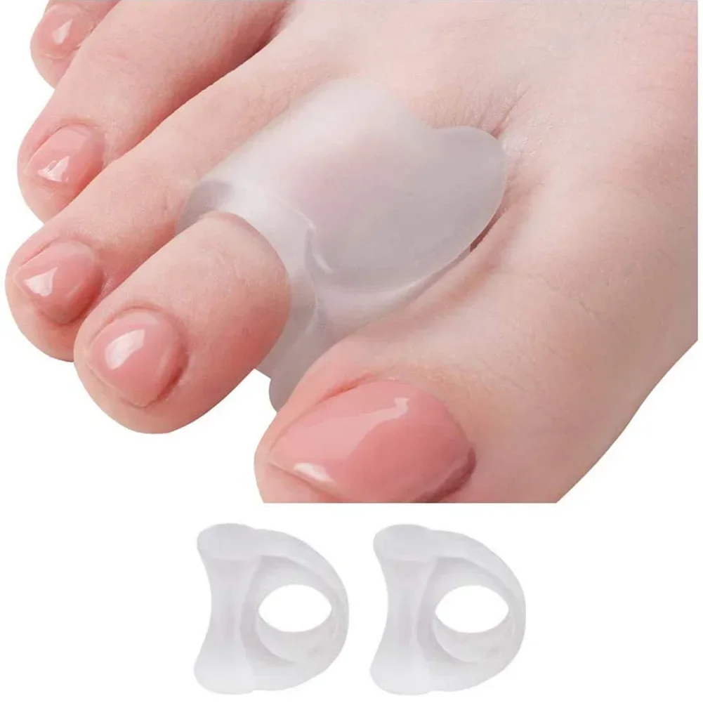 Separadores de silicona para dedos con juanetes, protector corrector - imagen 3