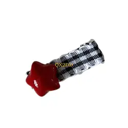 Pasadores de pelo para niñas con patrón de cerezas y clip seguro