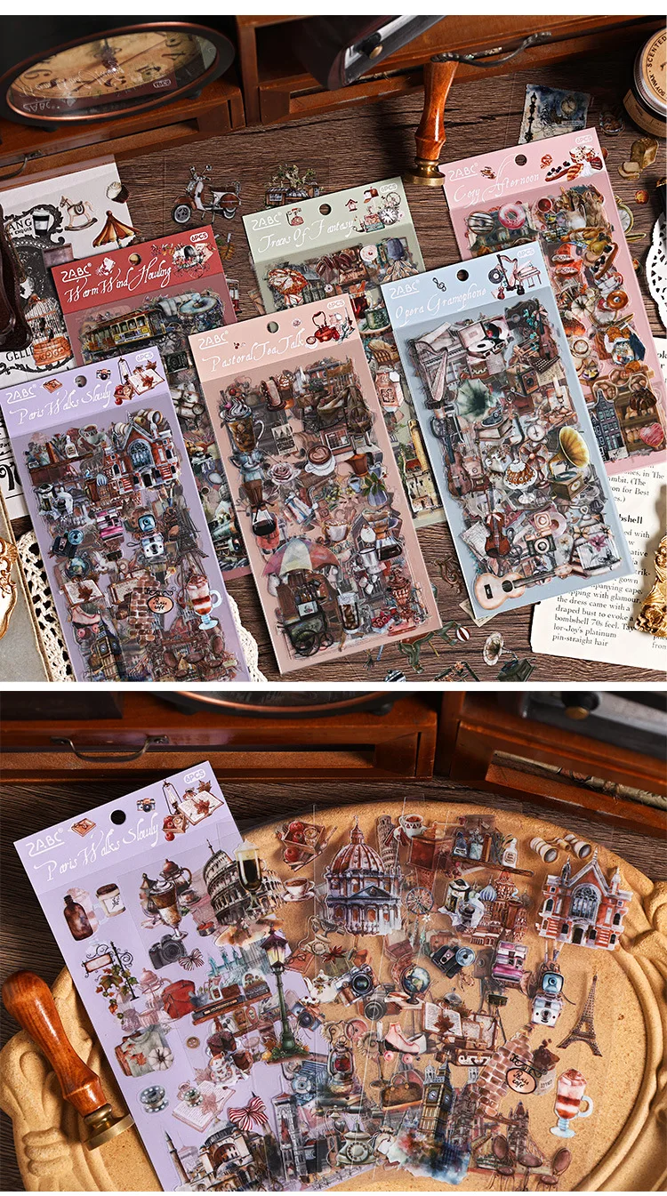 Papelería decorativa con pegatinas