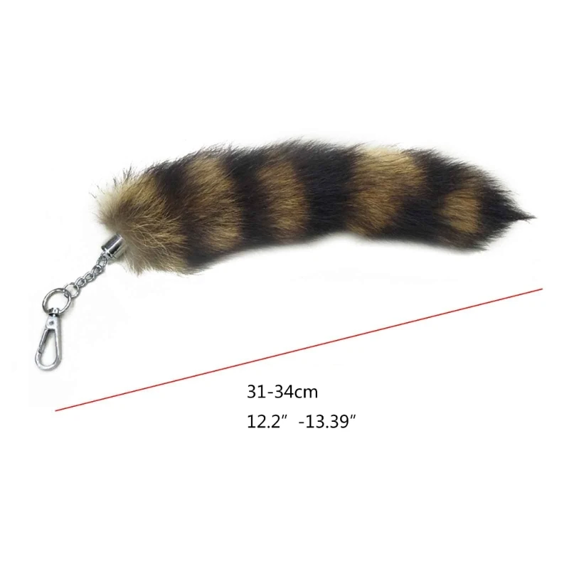 Colgante peludo para bolso y llaves