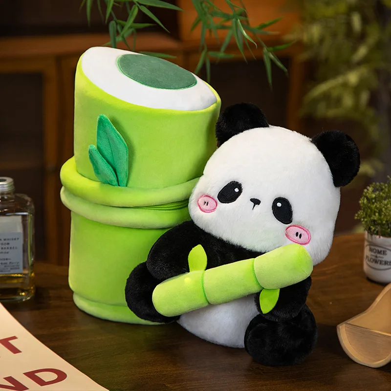 Peluche panda de bambú tierno como almohada infantil - imagen 4