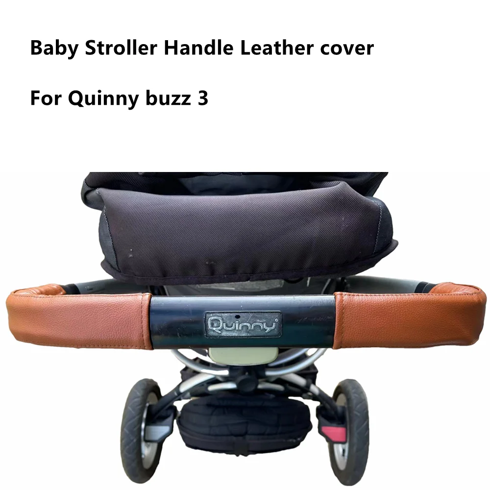 Quinny Buzz 3: Fundas de cuero suave para la barra del cochecito - imagen 4