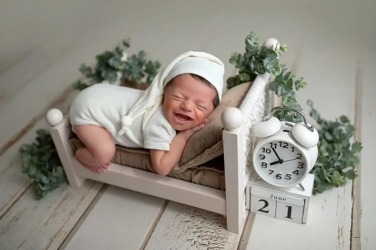 Conjunto completo de accesorios para sesión de fotos neonatal