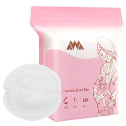 Almohadillas desechables para lactancia materna absorbentes de algodón