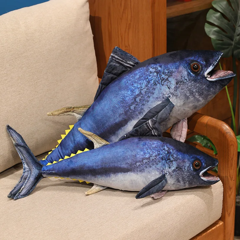 Peluche de pez marlín azul, suave para jugar y decorar - imagen 2