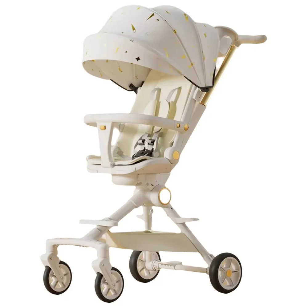 Cochecitos de bebé ligeros y plegables con asiento reclinable - imagen 2