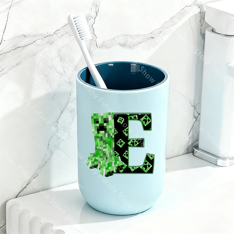 Vaso de enjuague bucal Minecraft kawaii para cepillo dental - imagen 3