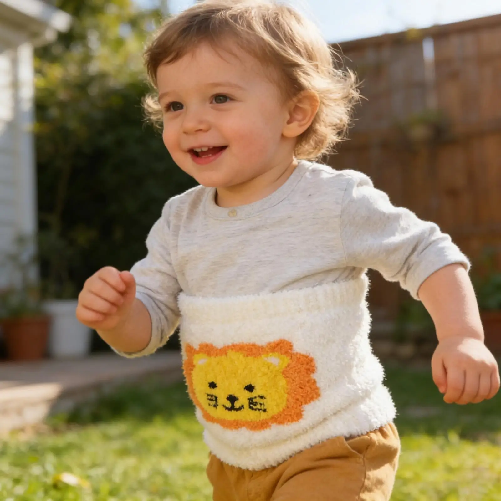 Cinturón térmico abdominal de felpa para niños en invierno - imagen 3