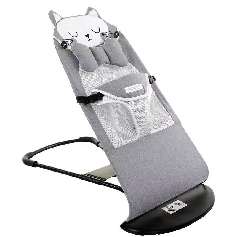 Silla mecedora para bebés con respaldo reclinable y modo descanso - imagen 5