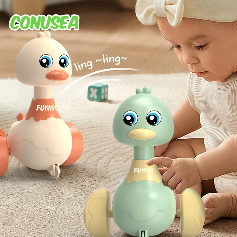 Babyspeelgoed Juguete de arrastre pulpo que baila con luces y música