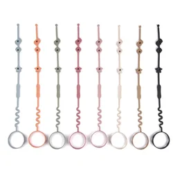 Cadena chupete silicona anticaída para el cochecito