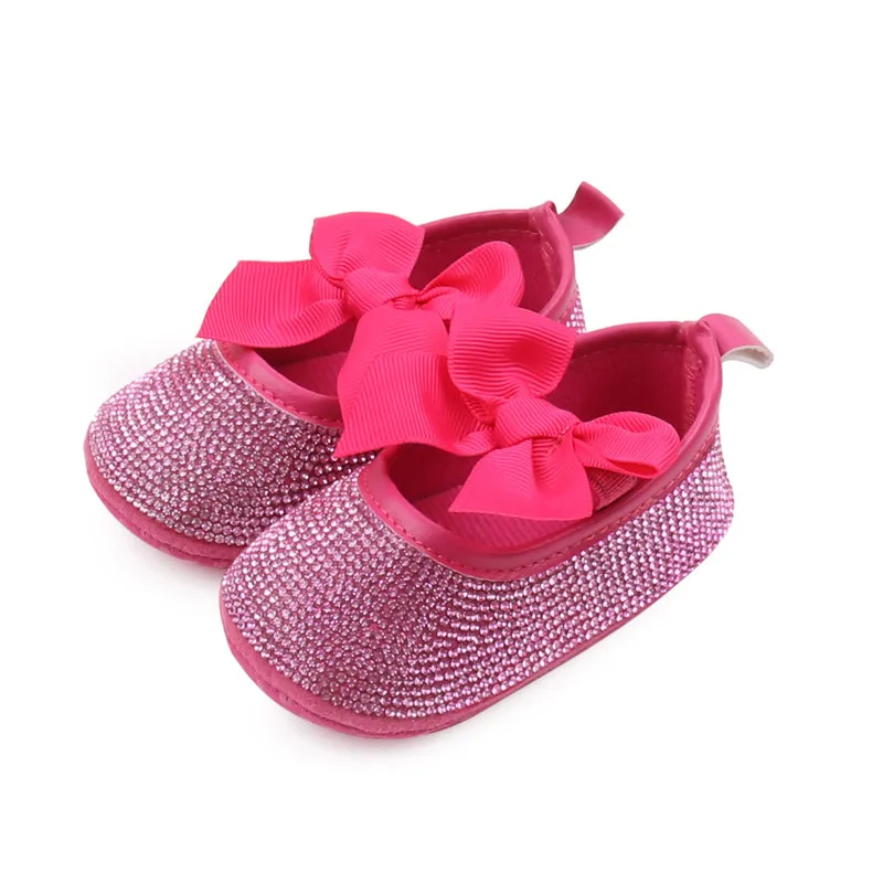 Zapatillas de princesa para bebé – suaves con lazo - imagen 3