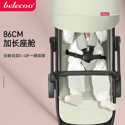 Coche de paseo ligero reclinable con plegado automático