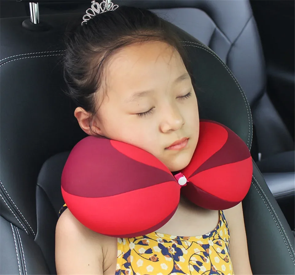 Reposacabezas de viaje ergonómico forma U para bebé - imagen 3