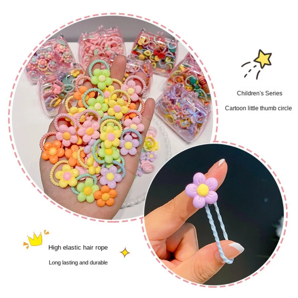 Lazos elásticos infantiles para el cabello con personajes animados - imagen 5
