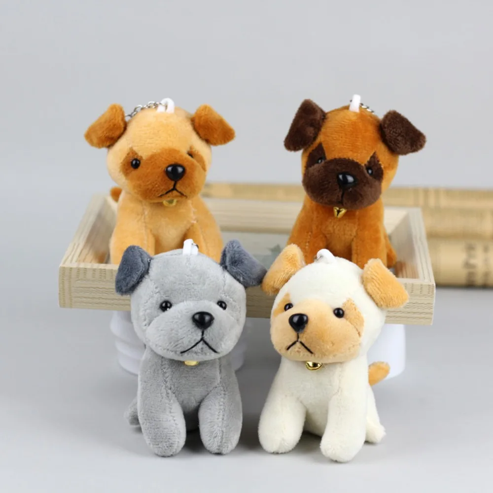 Llavero lobo de peluche dibujos animados para niños, colgante suave - imagen 3