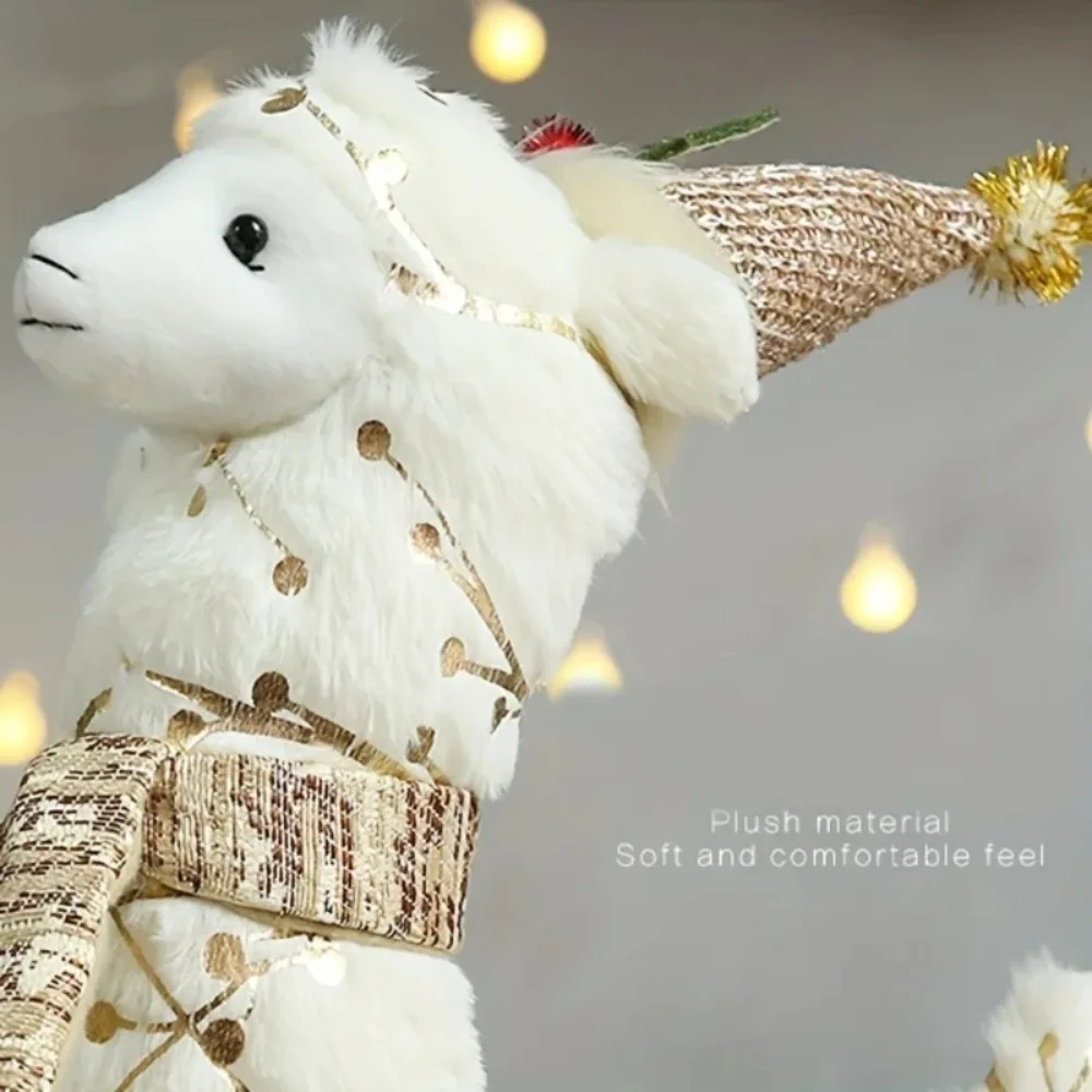Peluche de llama artesanal para decoración del hogar