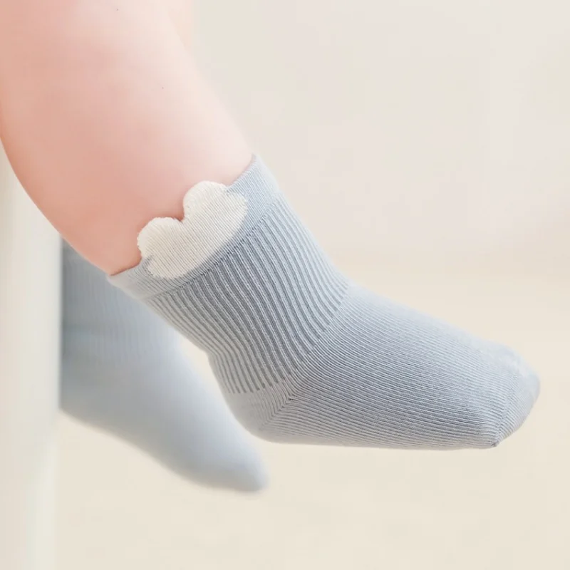 Calcetines de algodón con osito para niños – Primavera y otoño