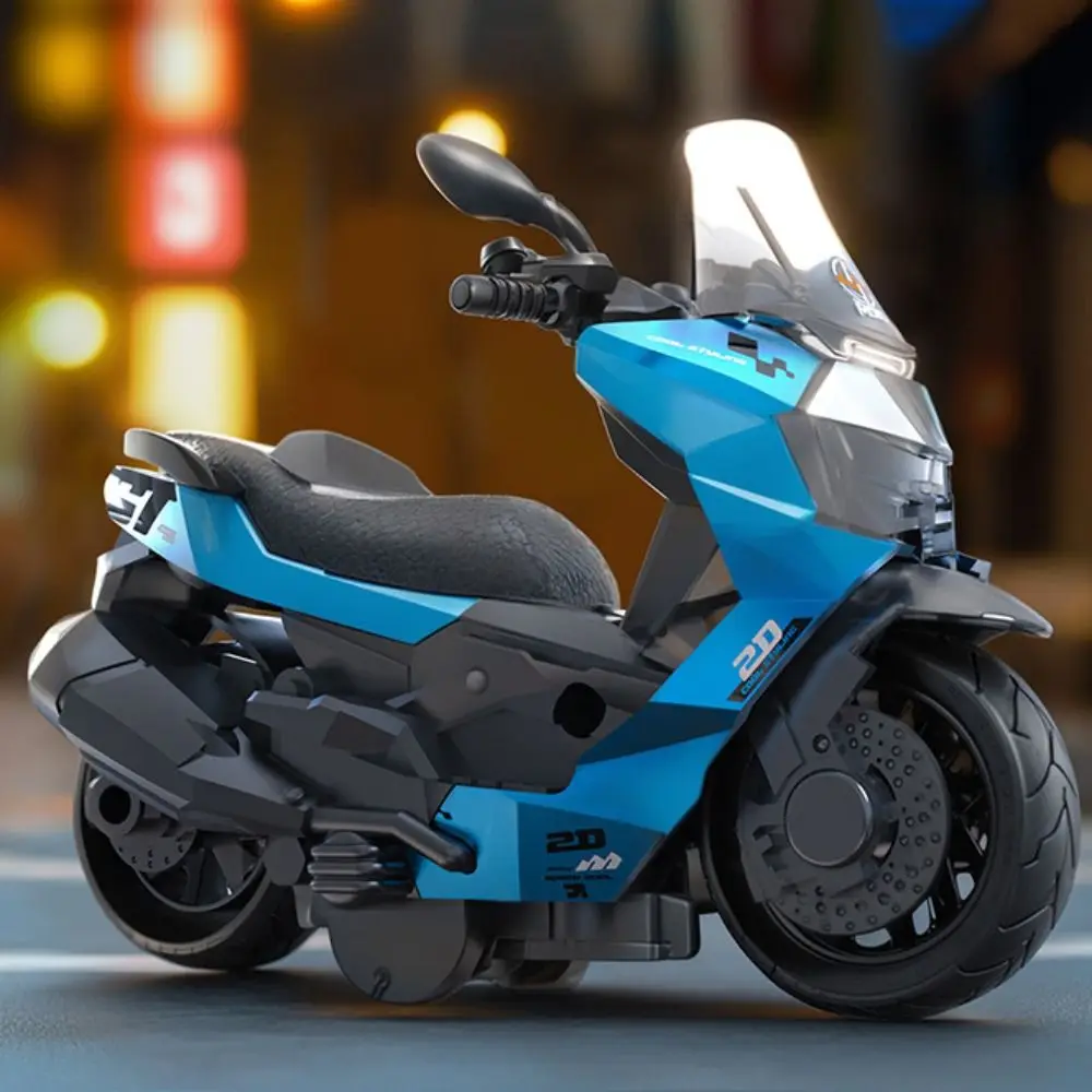 Motocicleta de aleación miniatura para niños – Juguete resistente - imagen 5
