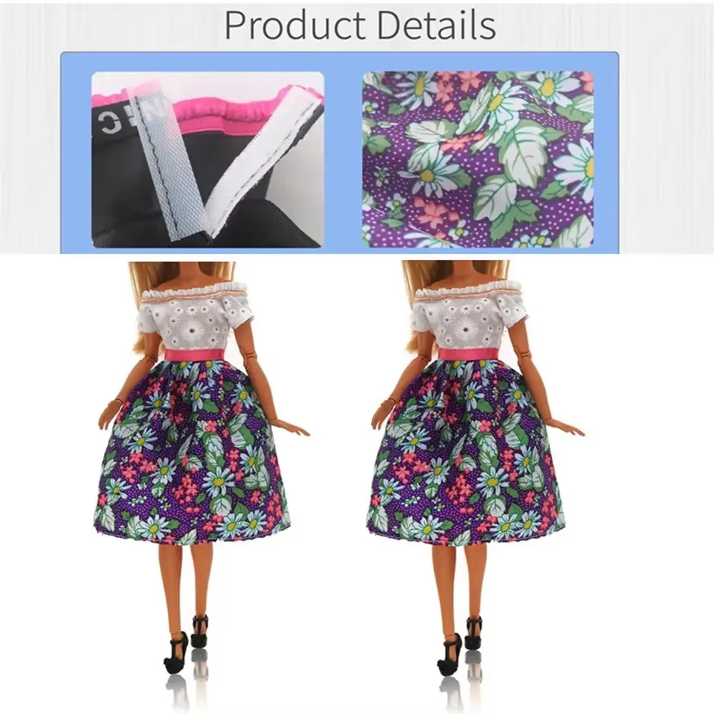 Vestido de ropa infantil para muñeca de 30 cm – Estilo moderno