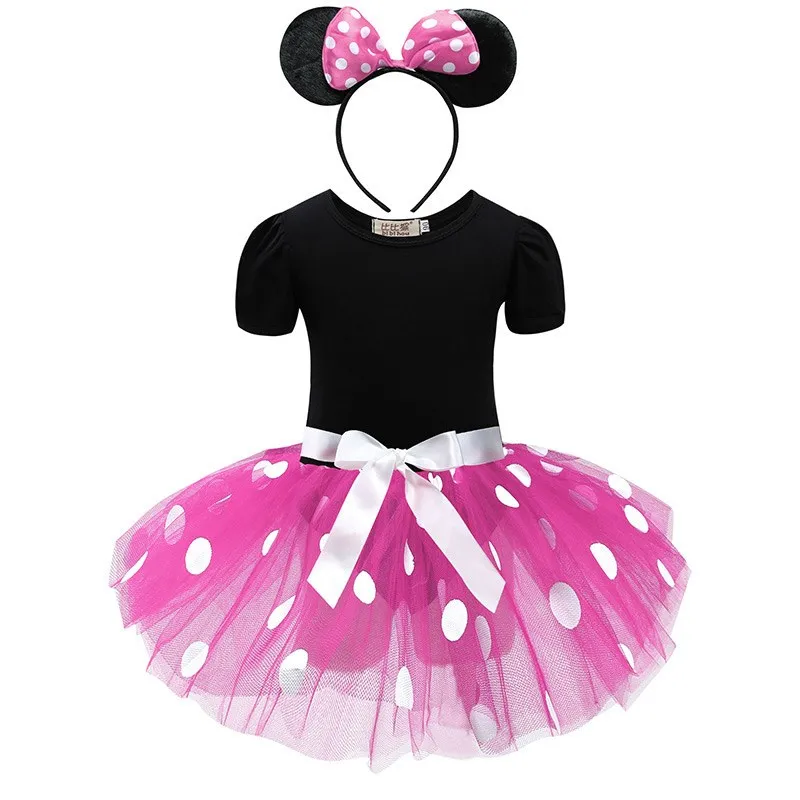 Disfraz ratón para niña con vestido tutú ballet y diadema - imagen 5