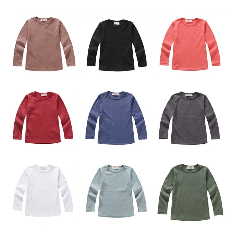 Camiseta manga larga algodón niño bebé niña 3-13 años – Invierno 2024 - imagen 4