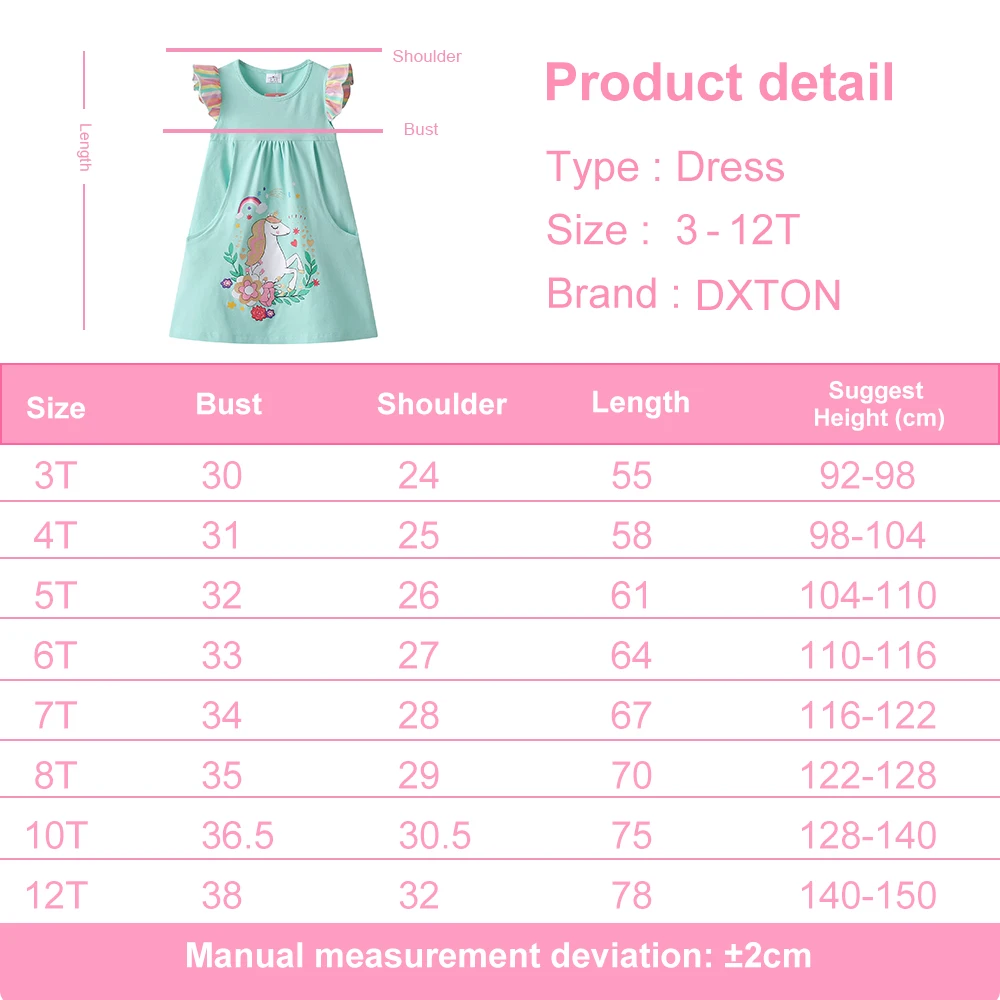 Vestido DXTON frontal floral con volantes