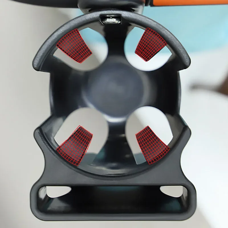 Vista del soporte para taza