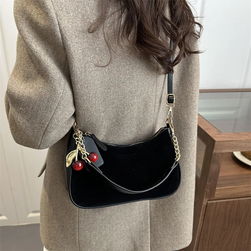 Nieuwe Aanwinst bandolera luna creciente minimalista para mujer - imagen 5