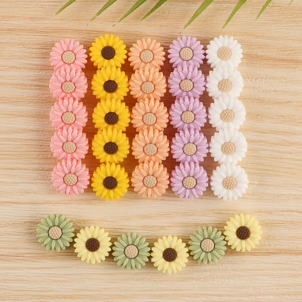 Cuentas de silicona con motivo cactus y hojas para bisutería - imagen 5