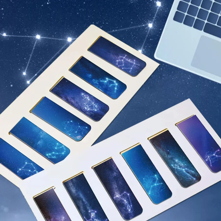 Marcapáginas magnéticos espacio y estrellas para niños – 12 piezas - imagen 5