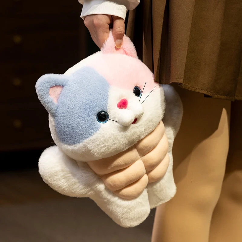 Peluche gato musculoso suave, ideal regalo de San Valentín - imagen 4