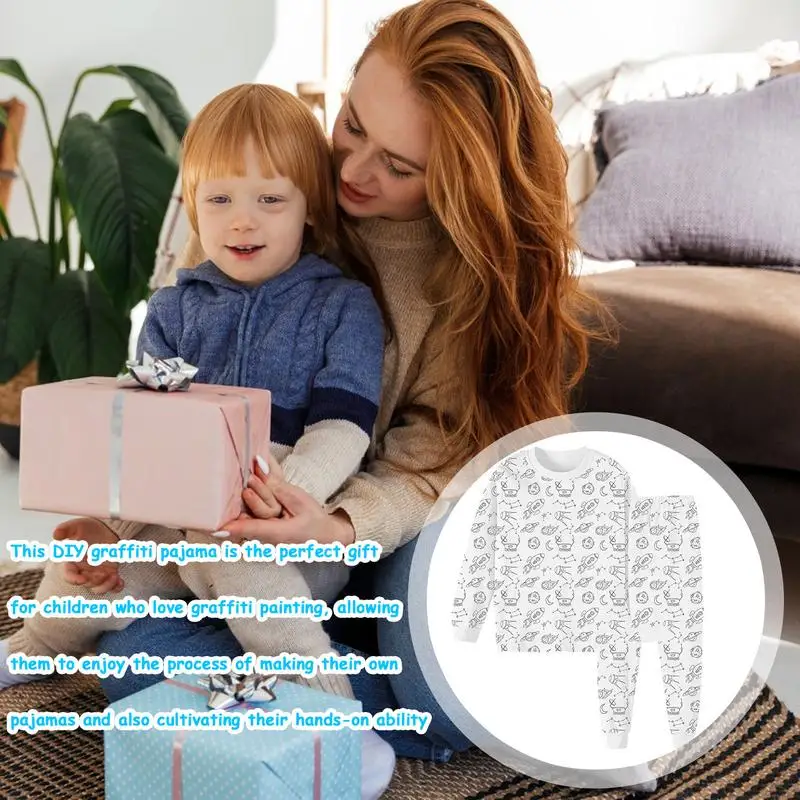 Pijama infantil para colorear - Manualidades creativas - imagen 2