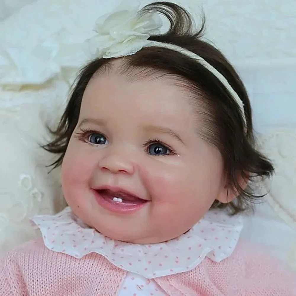 Juliana kit de muñeca reborn pintada con cuerpo de tela - imagen 2