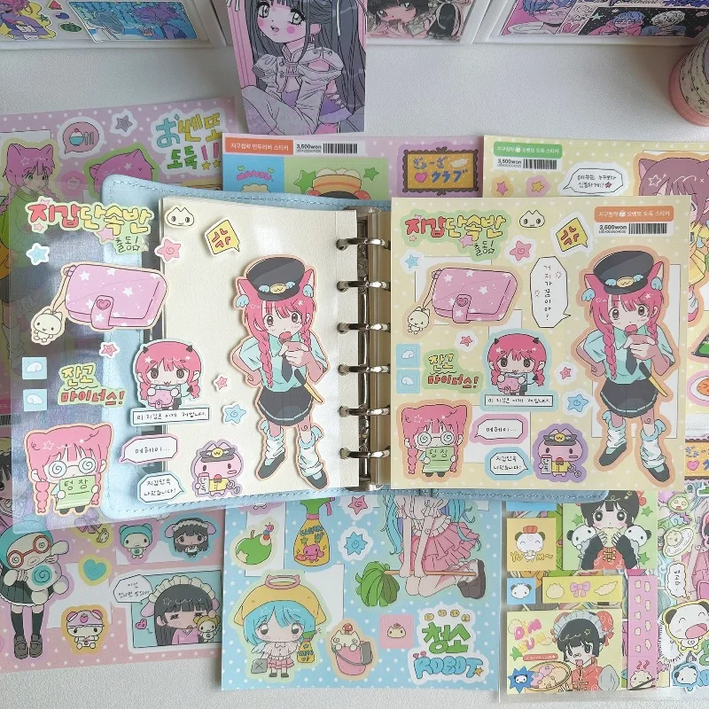 Pegatinas infantiles de dibujos para diario y álbum de recortes - imagen 2